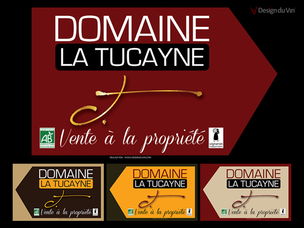 Panneaux de Signalisation – Domaine de La Tucayne